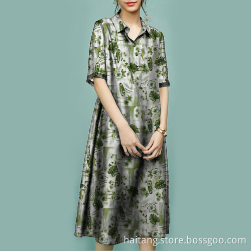 Digital Textile Printing Polyester Fiber Anti-wrinkle Retro